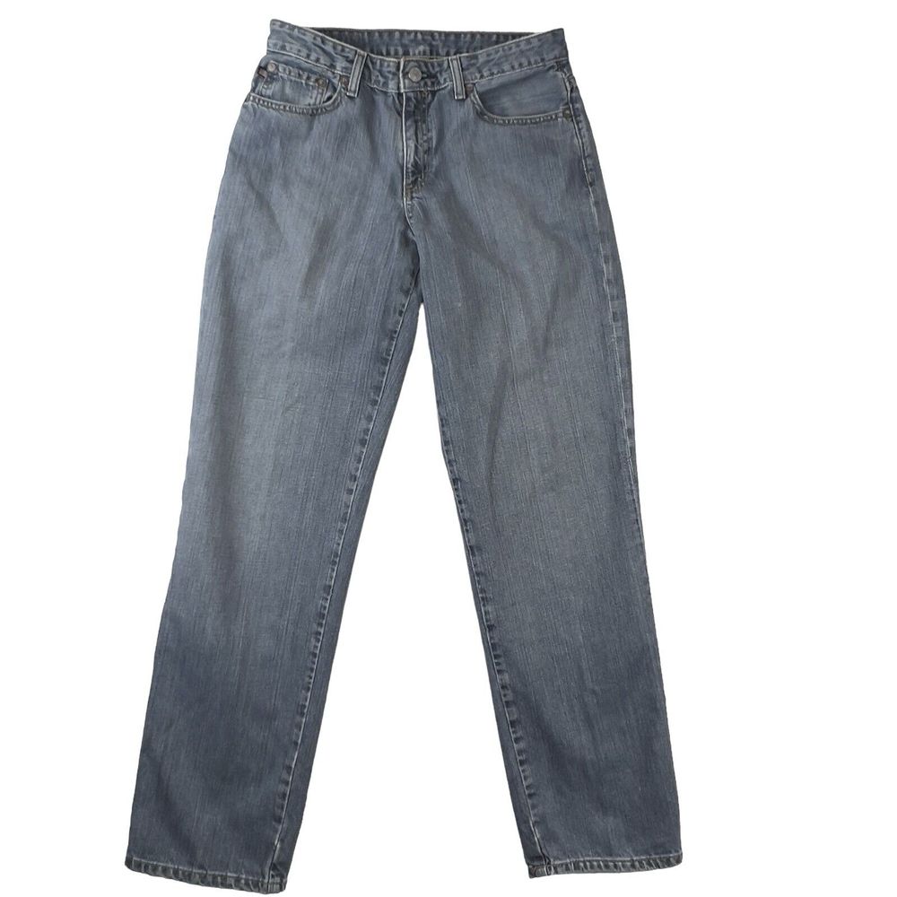 Polo Jeans Co Jeans Women Size 6x31* Saturday Straight Vtg Denim Baggy Soft Worn